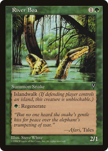 {C} River Boa [Visions][VIS 118]
