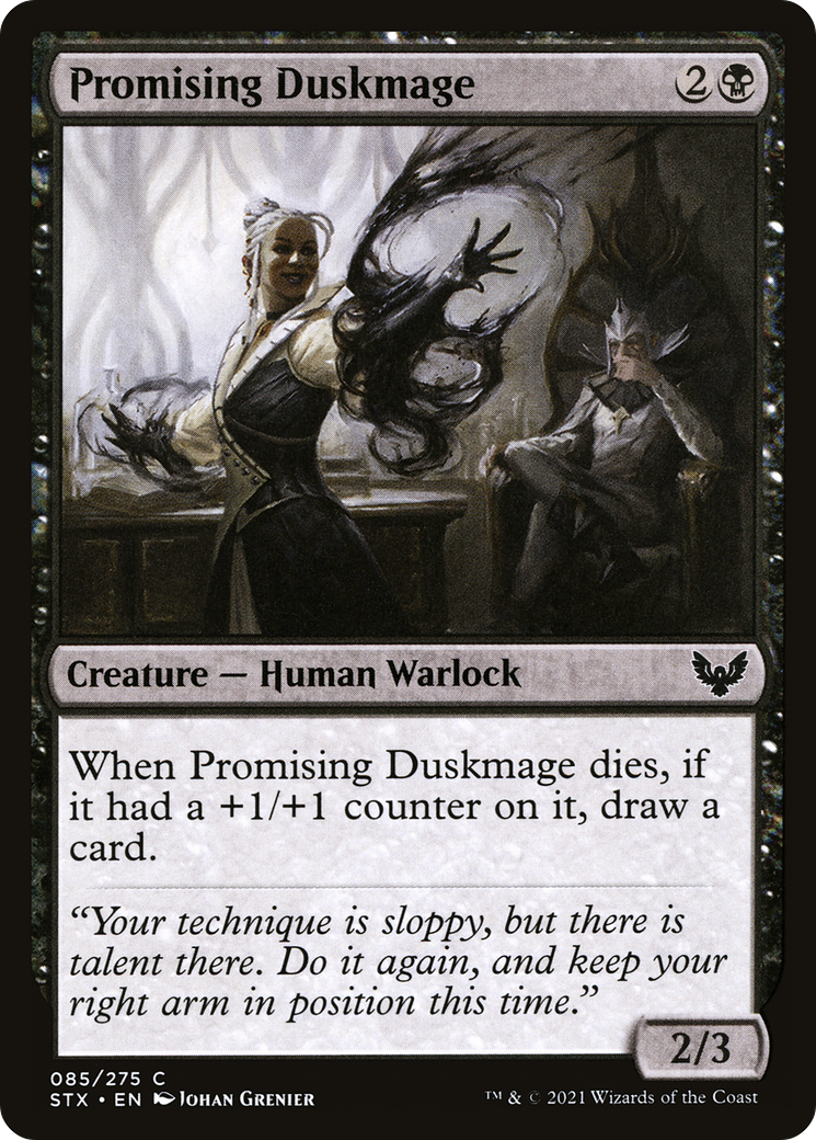 {C} Promising Duskmage [Strixhaven: School of Mages][STX 085]