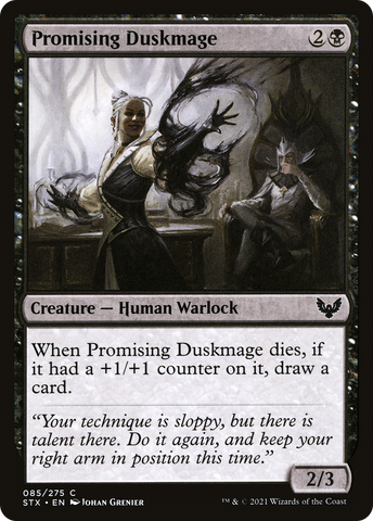 {C} Promising Duskmage [Strixhaven: School of Mages][STX 085]