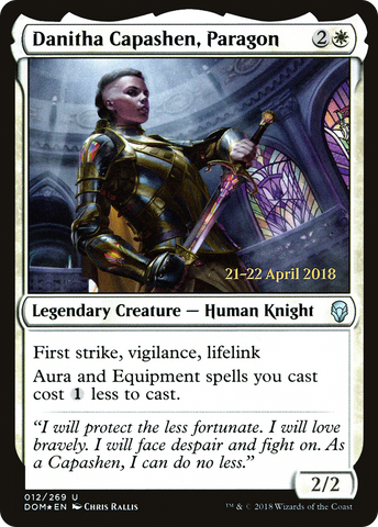 {C} Danitha Capashen, Paragon [Dominaria Prerelease Promos][PR DOM 012]