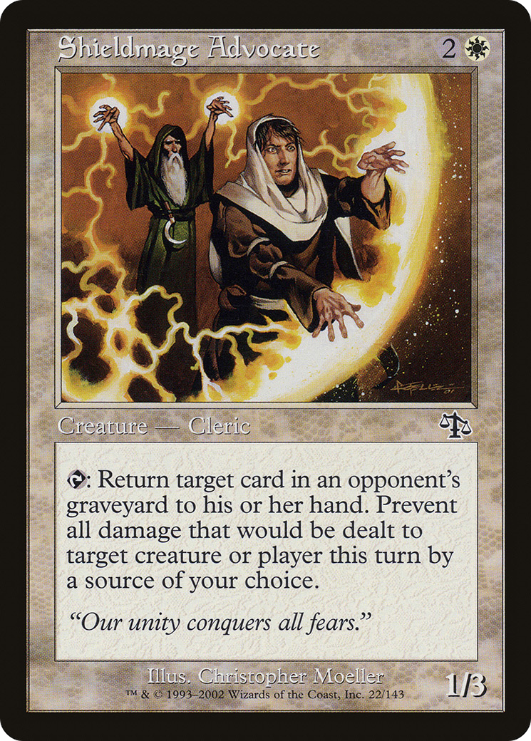 {C} Shieldmage Advocate [Judgment][JUD 022] - Misty Mountain Games