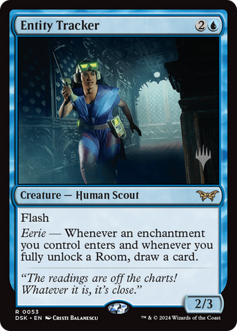 {@R} Entity Tracker (0053) [Duskmourn: House of Horror Promos][PP DSK 053]