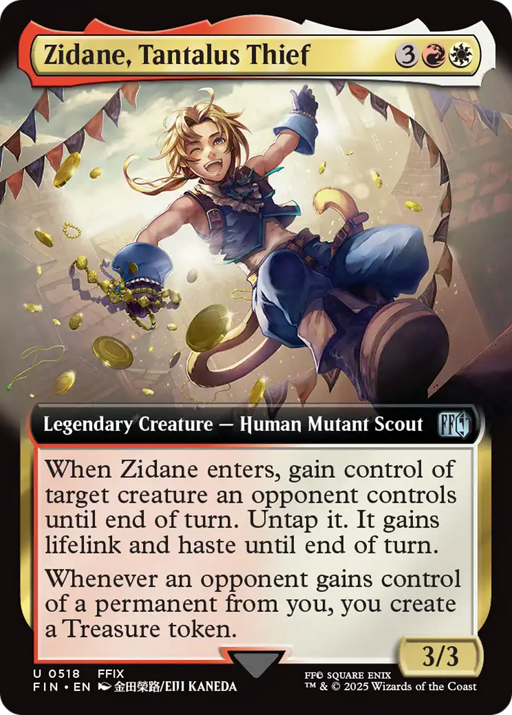 {@C} Zidane, Tantalus Thief (Extended Art) [FINAL FANTASY][FIN 518]