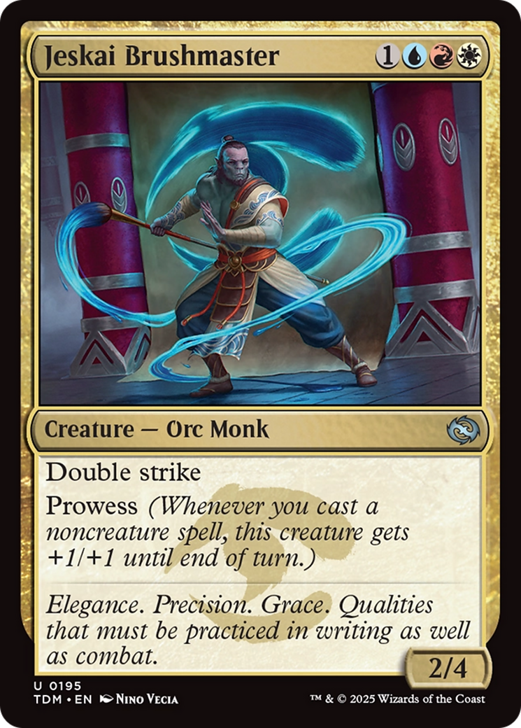 {@C} Jeskai Brushmaster [Tarkir: Dragonstorm][TDM 195]