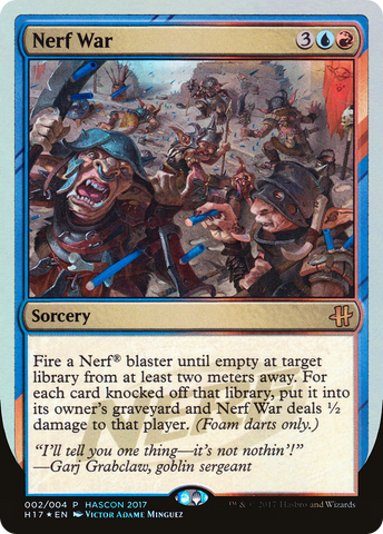 {R} Nerf War [HasCon 2017][PA H17 002]