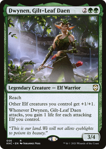 {R} Dwynen, Gilt-Leaf Daen [Kaldheim Commander][KHC 056]