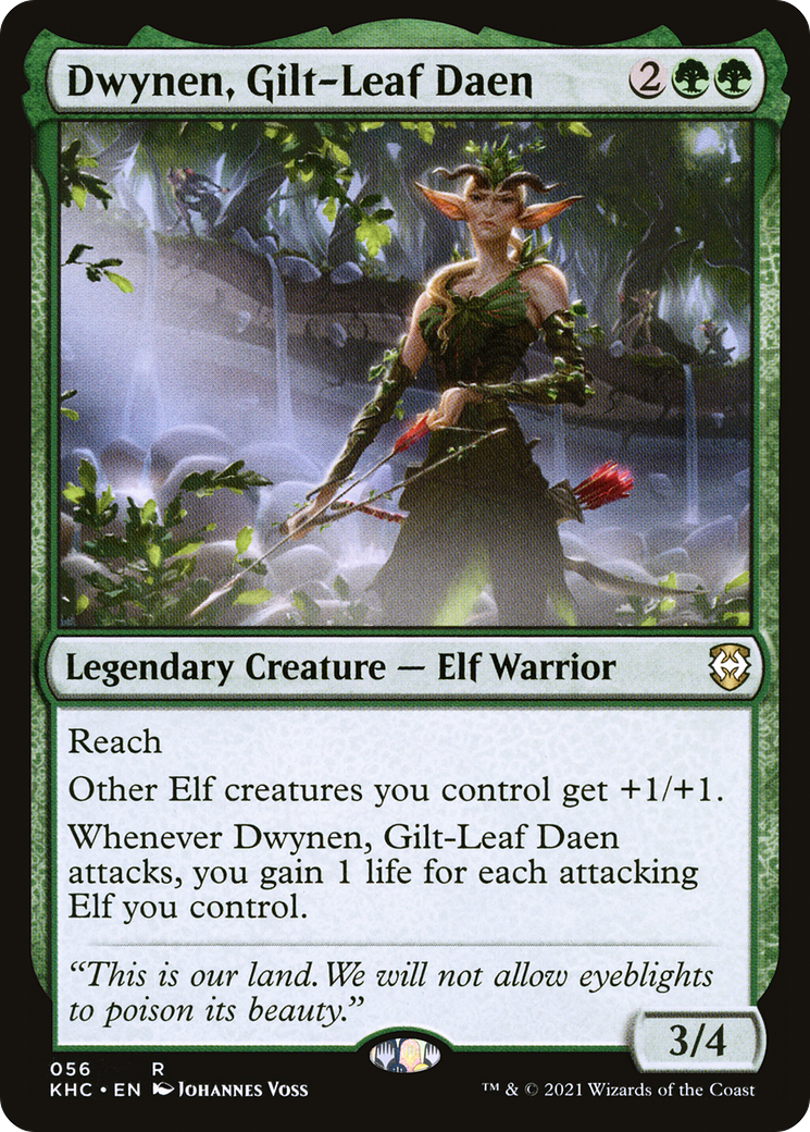 {R} Dwynen, Gilt-Leaf Daen [Kaldheim Commander][KHC 056]