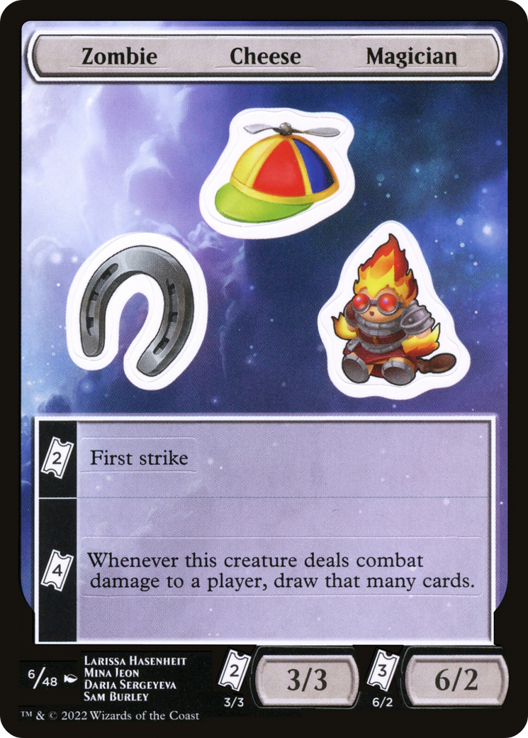 {C} Zombie Cheese Magician [Unfinity Stickers][SUNF 006]