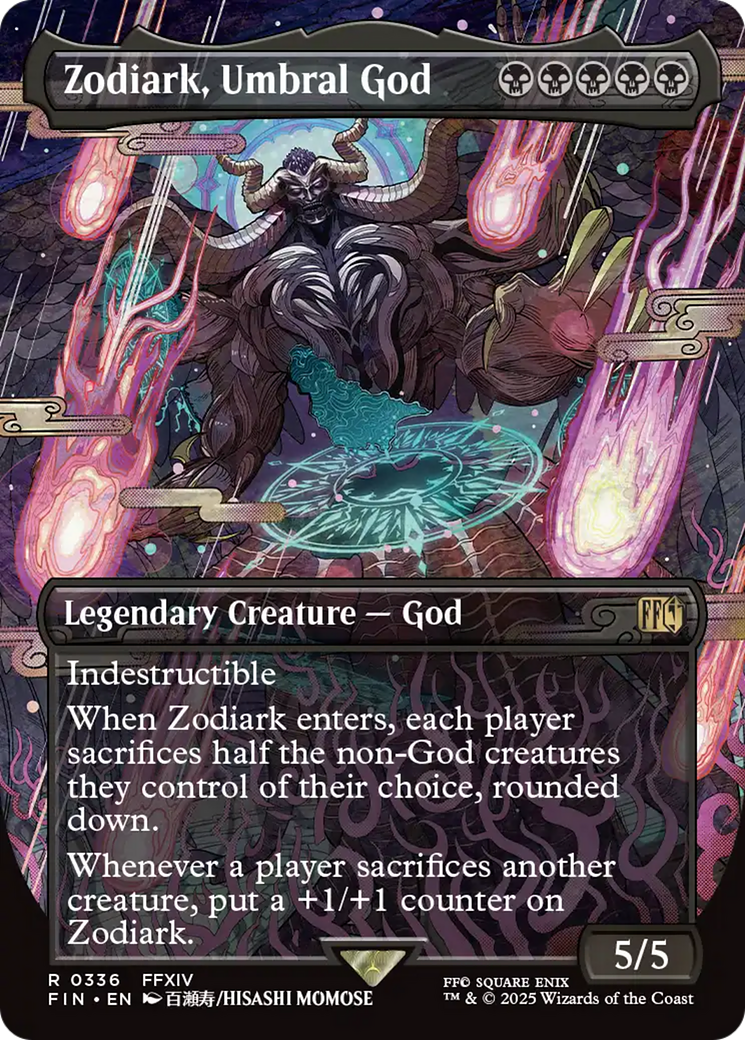 {@R} Zodiark, Umbral God (Borderless) [FINAL FANTASY][FIN 336]