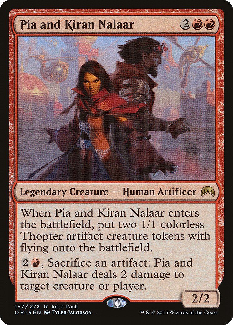 {R} Pia and Kiran Nalaar [Magic Origins Promos][PA ORI 157] - Misty Mountain Games