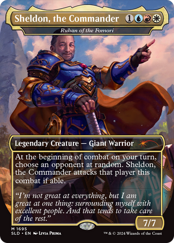 {R} Ruhan of the Fomori - Sheldon, the Commander [Secret Lair: Sheldon's Spellbook][SLD 1695]