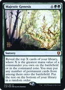 {R} Majestic Genesis [Commander Legends: Battle for Baldur's Gate Prerelease Promos][PR CLB 240]