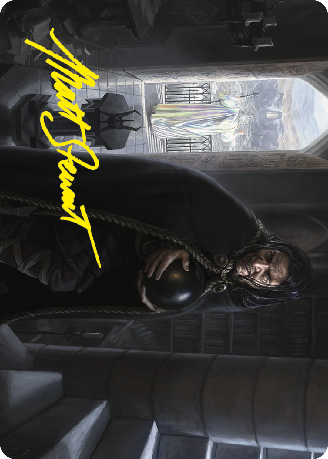 {A} Grima, Saruman's Footman Art Card (Gold-Stamped Signature) [The Lord of the Rings: Tales of Middle-earth Art Series][GS ALTR 063]