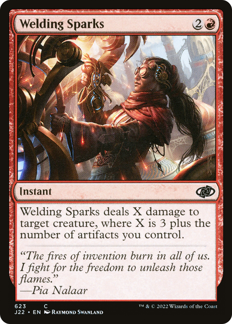 {C} Welding Sparks [Jumpstart 2022][J22 623]