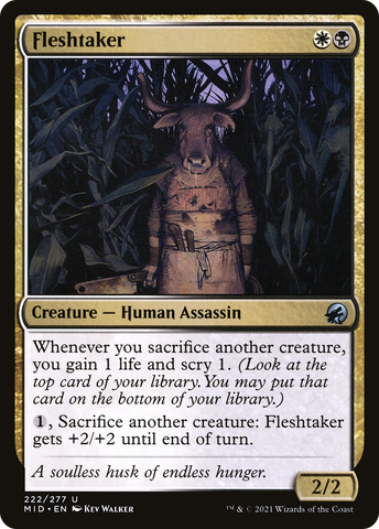 {C} Fleshtaker [Innistrad: Midnight Hunt][MID 222]