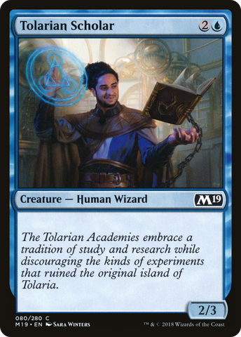 {C} Tolarian Scholar [Core Set 2019][M19 080]