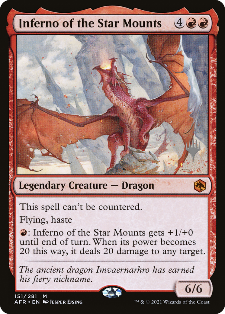 {R} Inferno of the Star Mounts (Promo Pack) [Dungeons & Dragons: Adventures in the Forgotten Realms Promos][PP AFR 151]