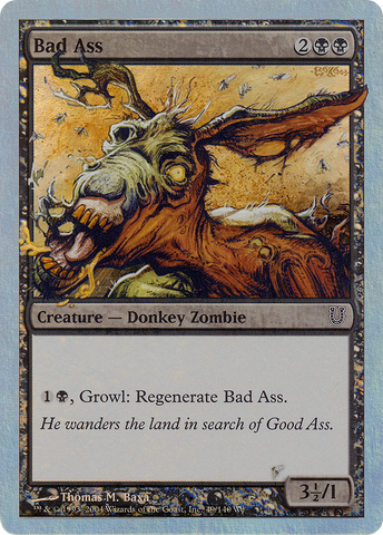 {C} Bad Ass (Alternate Foil) [Unhinged][AA UNH 049]