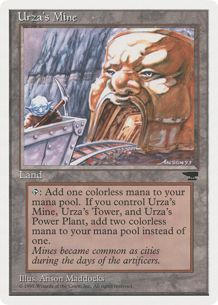 {C} Urza's Mine (Mine Cart Entering Mouth) [Chronicles][CHR 114A] - Misty Mountain Games