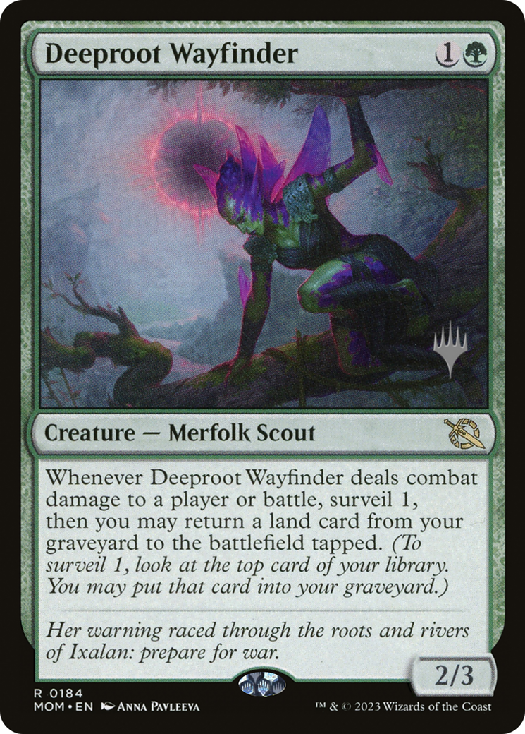{R} Deeproot Wayfinder (Promo Pack) [March of the Machine Promos][PP MOM 184]