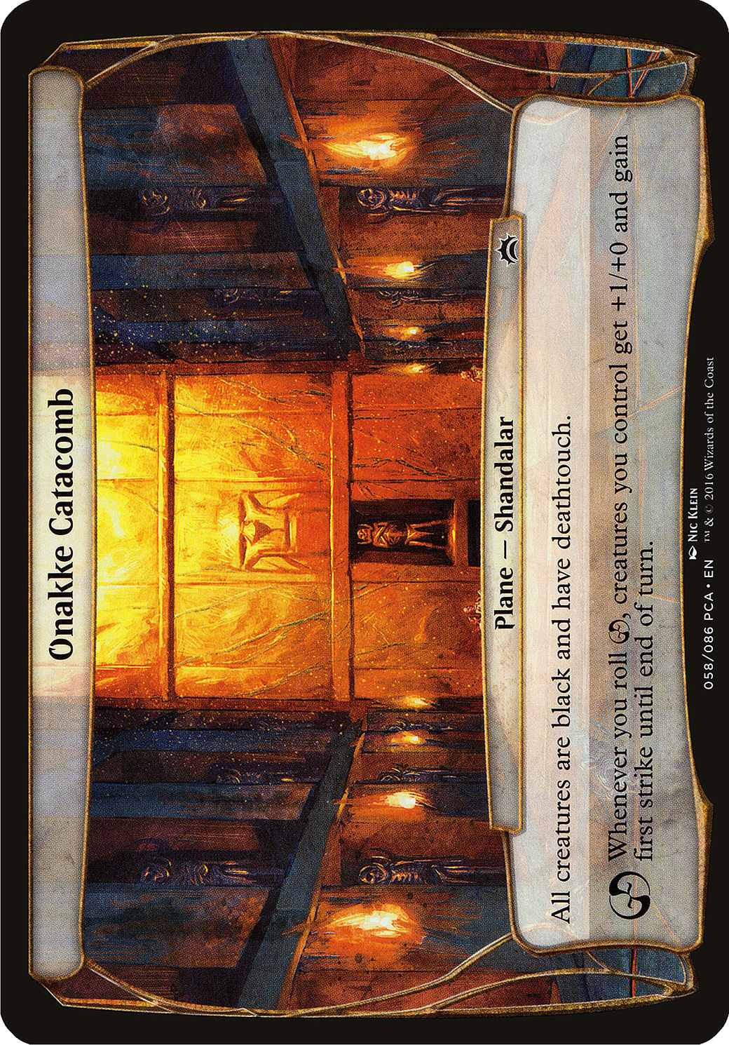 {O} Onakke Catacomb (Planes) [Planechase Anthology Planes][OVR PCA 058] - Misty Mountain Games