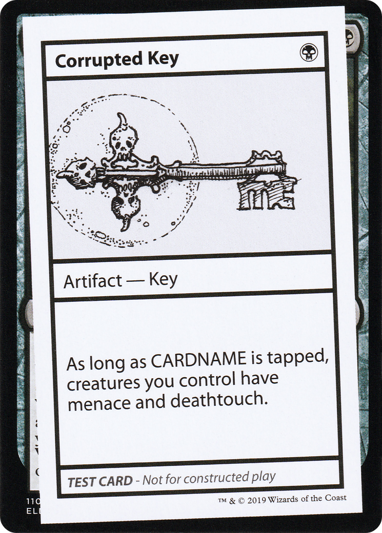 {R} Corrupted Key (2021 Edition) [Mystery Booster Playtest Cards][CMB1 039]