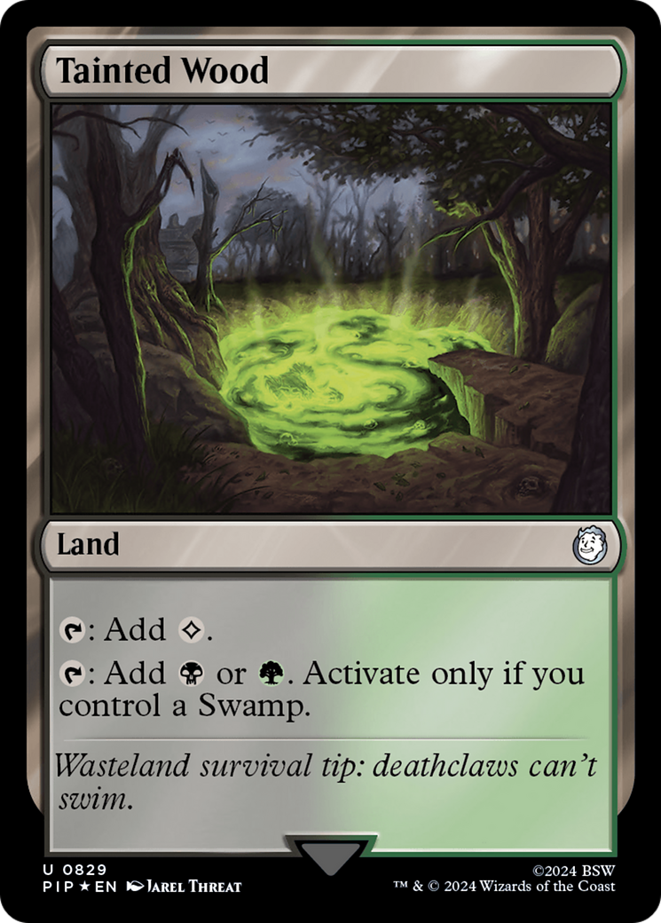 {C} Tainted Wood (Surge Foil) [Fallout][PIP 829]