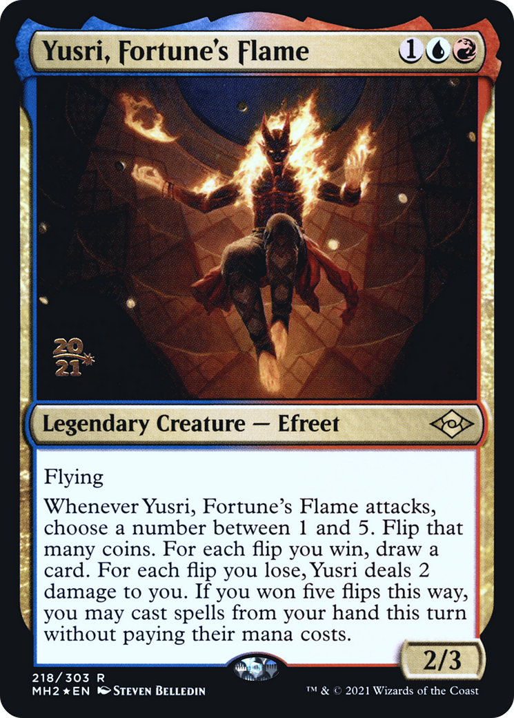 {R} Yusri, Fortune's Flame [Modern Horizons 2 Prerelease Promos][PR MH2 218]