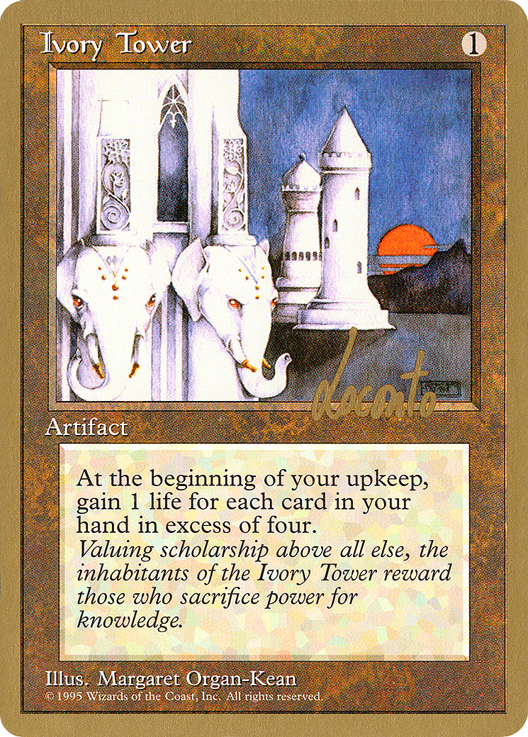 {R} Ivory Tower (Michael Loconto) [Pro Tour Collector Set][GB PTC ML328]