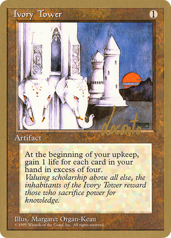 {R} Ivory Tower (Michael Loconto) [Pro Tour Collector Set][GB PTC ML328]