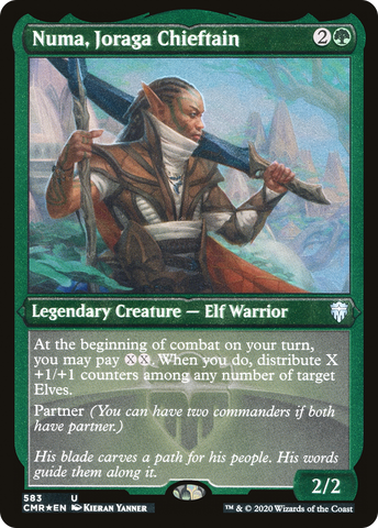 {C} Numa, Joraga Chieftain (Etched) [Commander Legends][CMR 583]