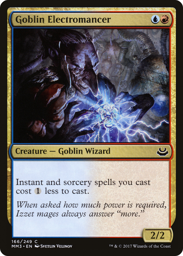 {C} Goblin Electromancer [Modern Masters 2017][MM3 166]