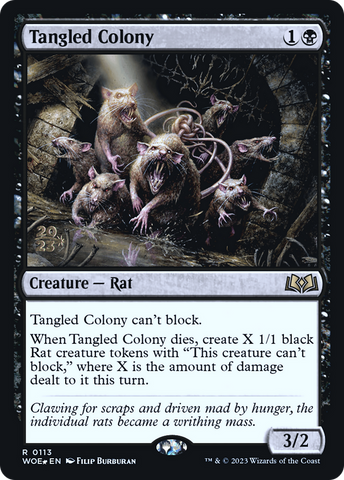 {@R} Tangled Colony [Wilds of Eldraine Prerelease Promos][PR WOE 113]