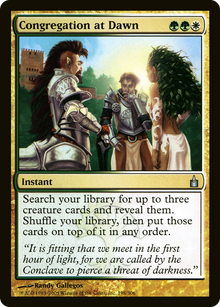 {C} Congregation at Dawn [Ravnica: City of Guilds][RAV 198]