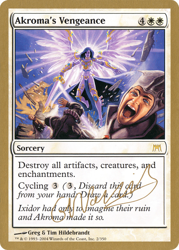 {R} Akroma's Vengeance (Gabriel Nassif) [World Championship Decks 2004][GB WC04 GN2]