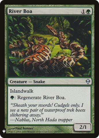 {C} River Boa [Mystery Booster][LS ZEN 180]