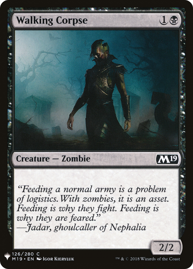 {C} Walking Corpse [Mystery Booster][LS M19 126]