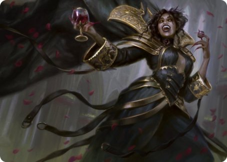 {A} Bloodcrazed Socialite Art Card [Innistrad: Crimson Vow Art Series][AVOW 028]