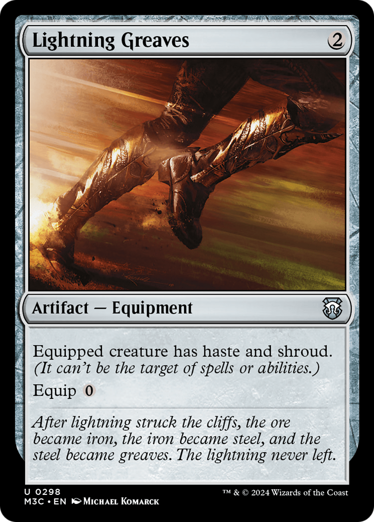 {C} Lightning Greaves [Modern Horizons 3 Commander][M3C 298]