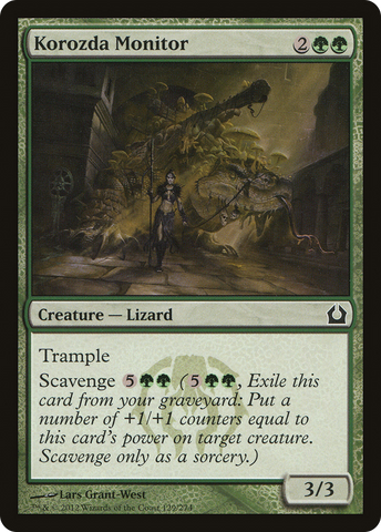 {C} Korozda Monitor [Return to Ravnica][RTR 129]