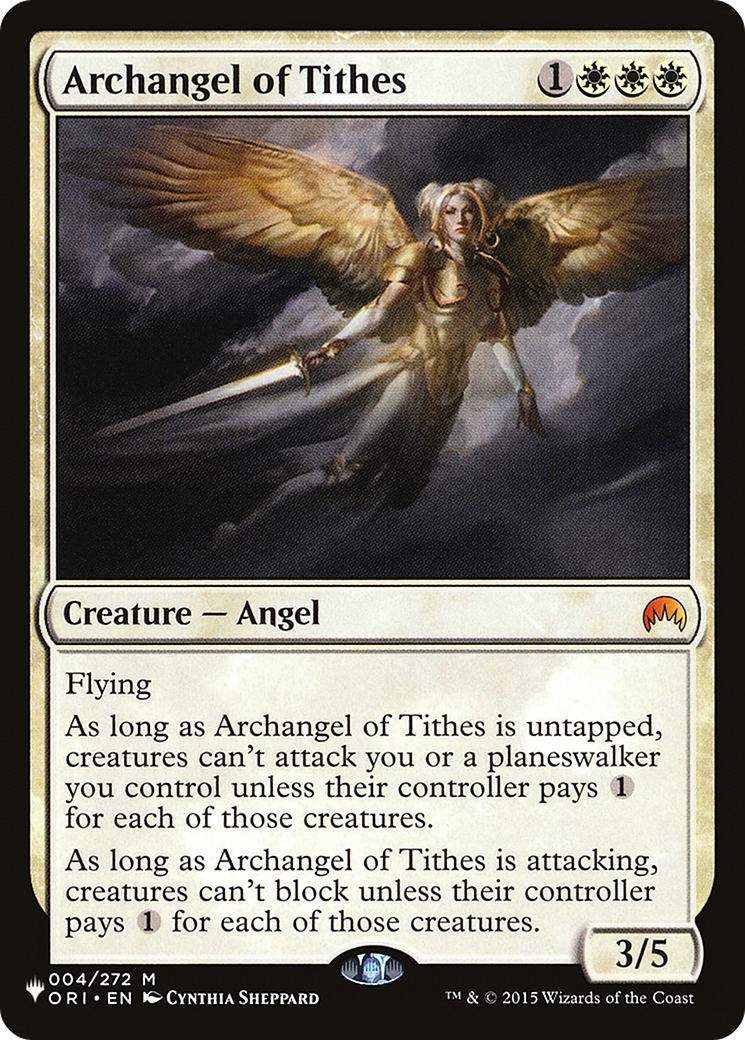 {R} Archangel of Tithes [Secret Lair: Angels][LS ORI 004]