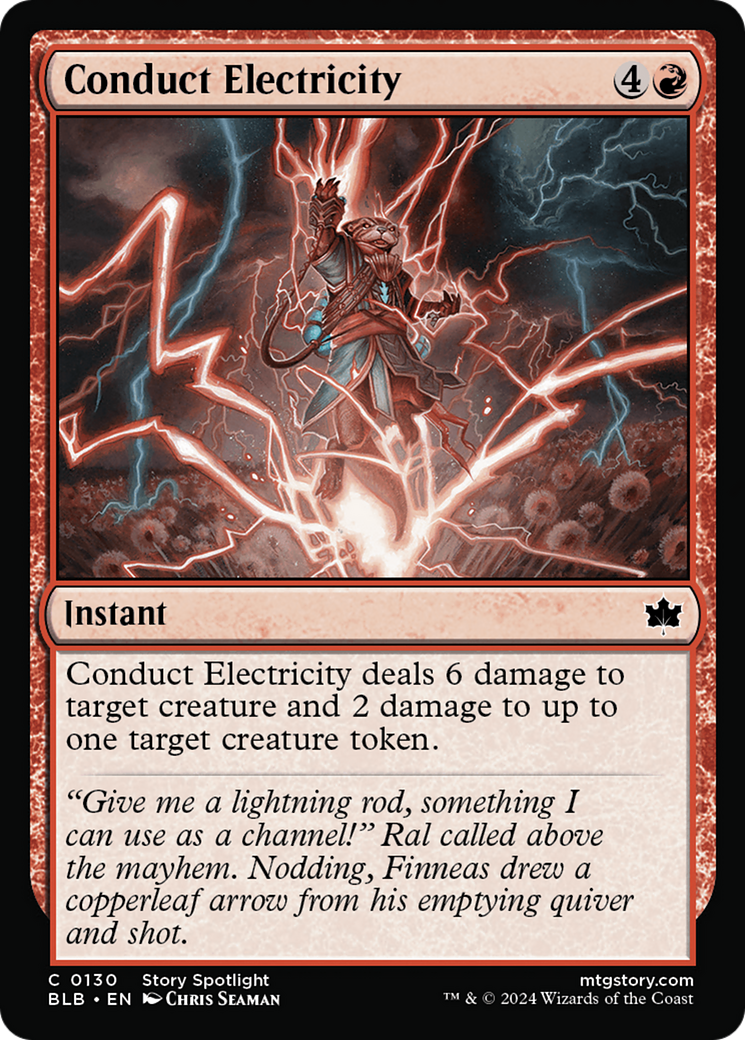 {@C} Conduct Electricity [Bloomburrow][BLB 130]
