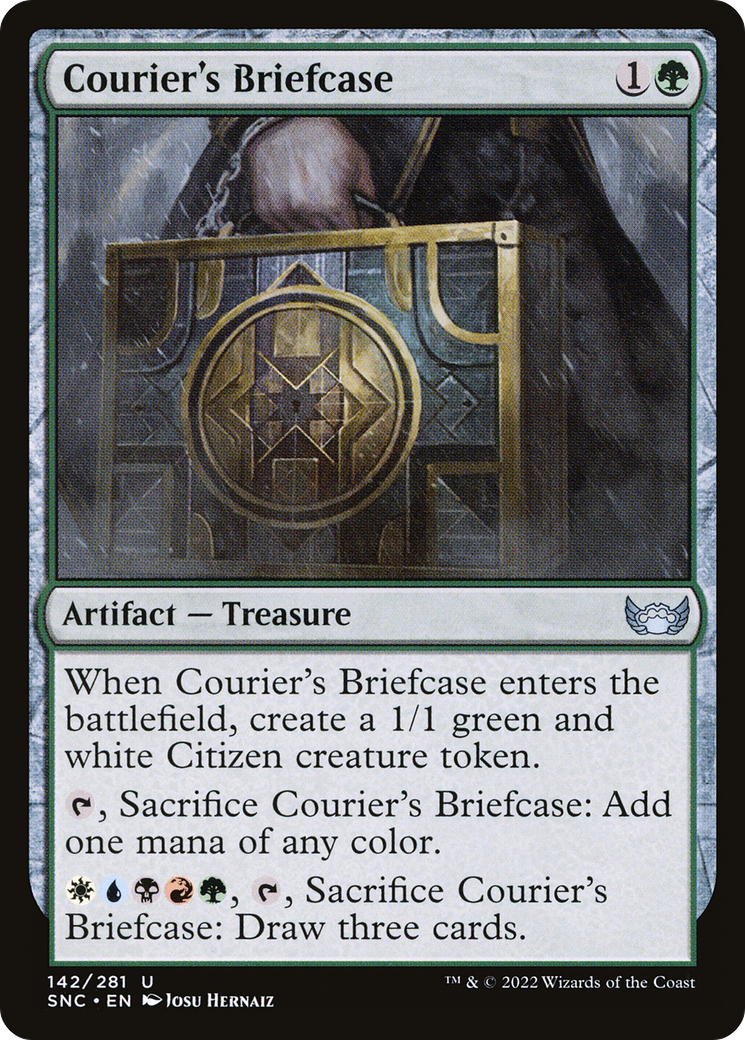 {C} Courier's Briefcase [Streets of New Capenna][SNC 142]