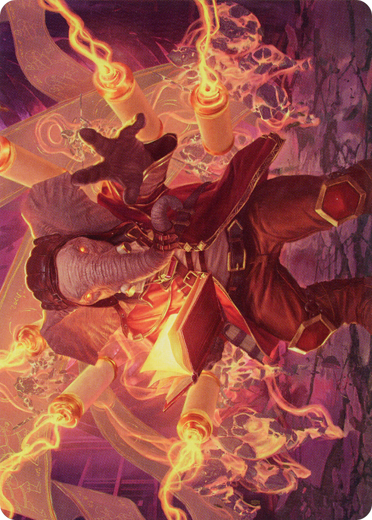 {A} Quintorius, Loremaster Art Card (52) [March of the Machine Art Series][AMOM 052]