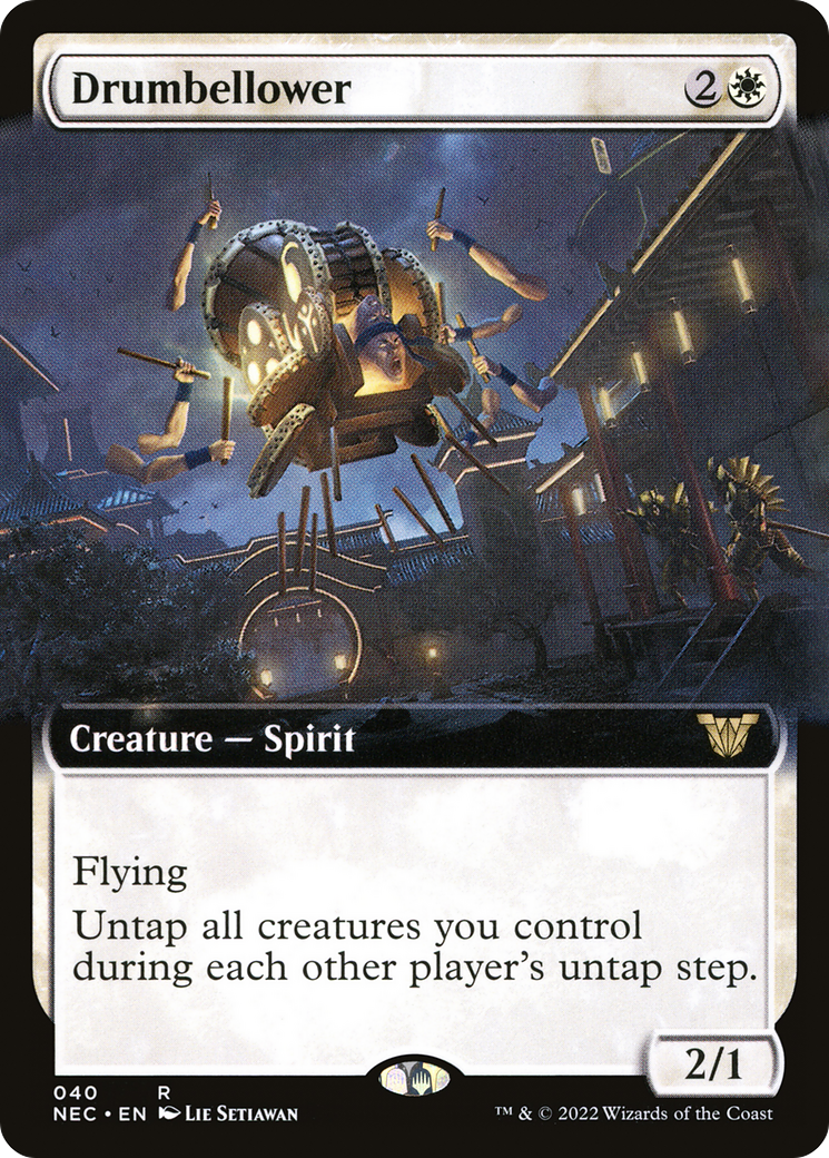 {R} Drumbellower (Extended Art) [Kamigawa: Neon Dynasty Commander][NEC 040]