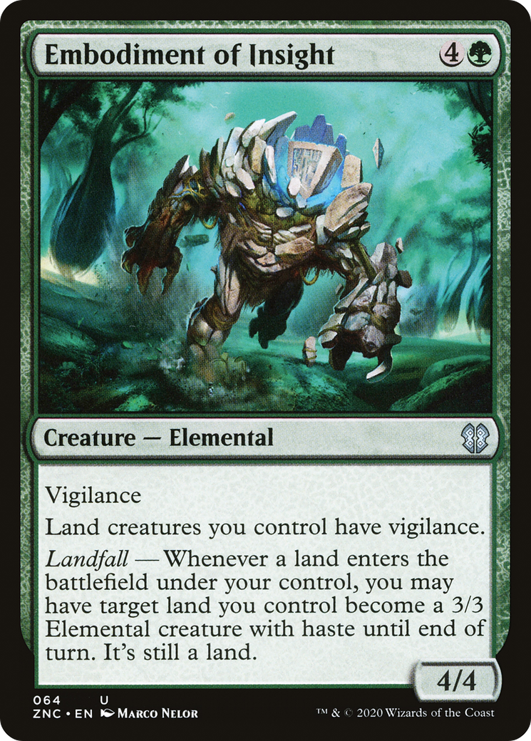 {C} Embodiment of Insight [Zendikar Rising Commander][ZNC 064]