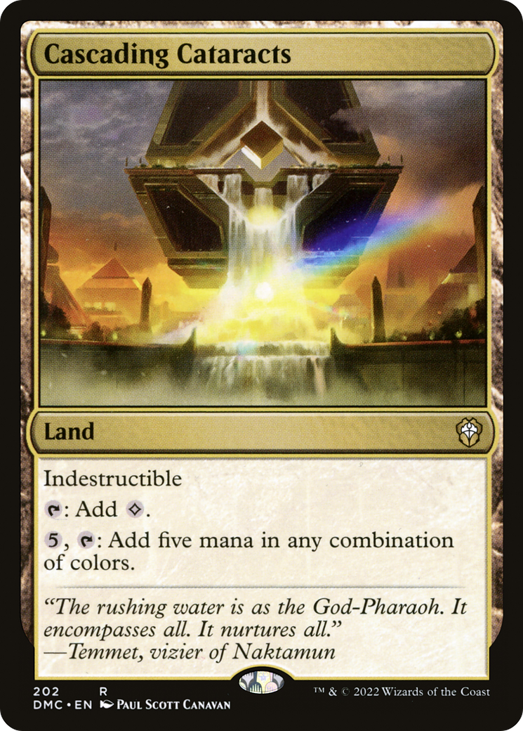 {R} Cascading Cataracts [Dominaria United Commander][DMC 202]