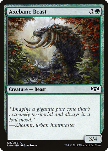 {C} Axebane Beast [Ravnica Allegiance][RNA 121]