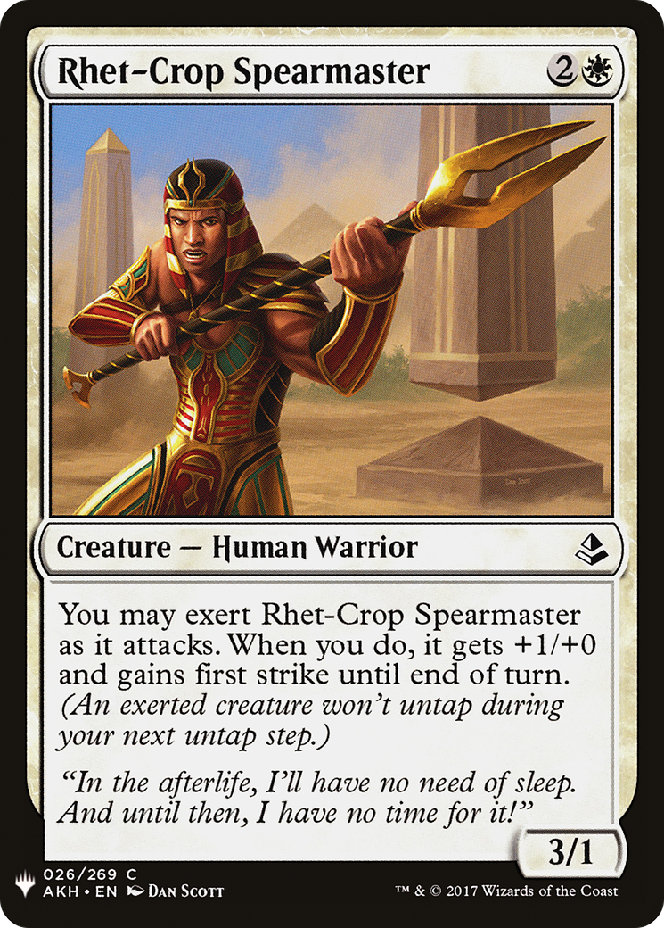 {C} Rhet-Crop Spearmaster [Mystery Booster][LS AKH 026]