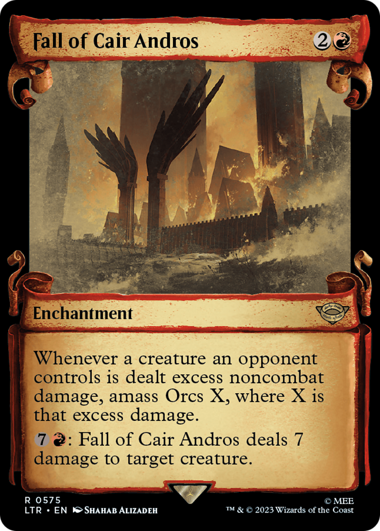 {R} Fall of Cair Andros [The Lord of the Rings: Tales of Middle-Earth Showcase Scrolls][LTR 575]